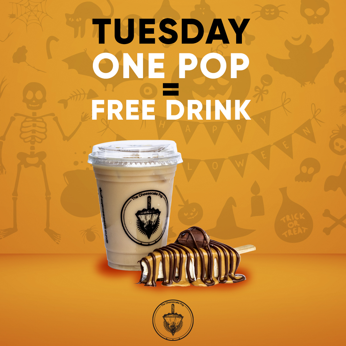 The Cheesecake Pop — Tuesday One Pop Free Drink