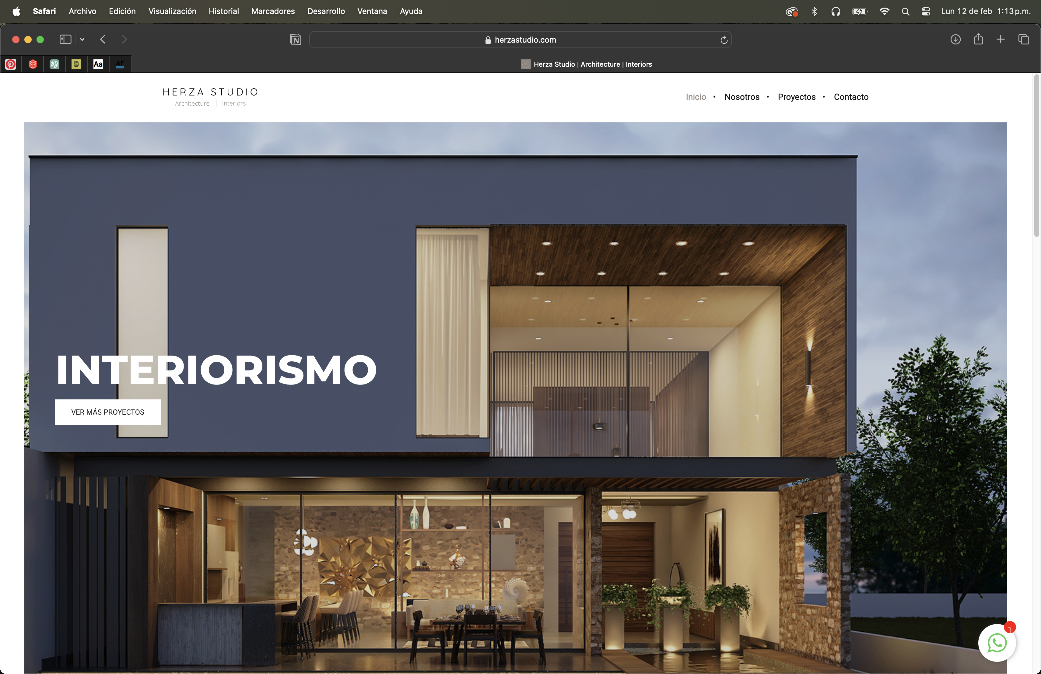 Herza Studio — sección interiorismo