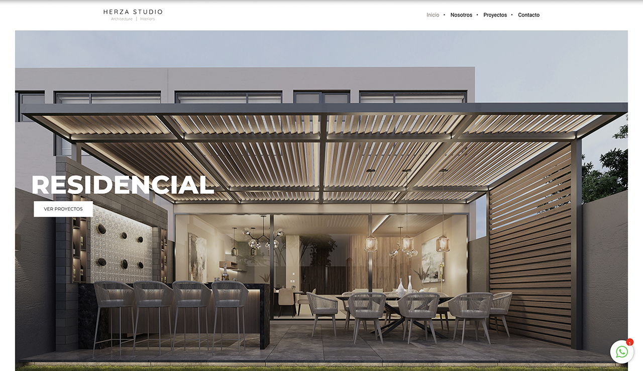 Herza Studio — diseño web arquitectura