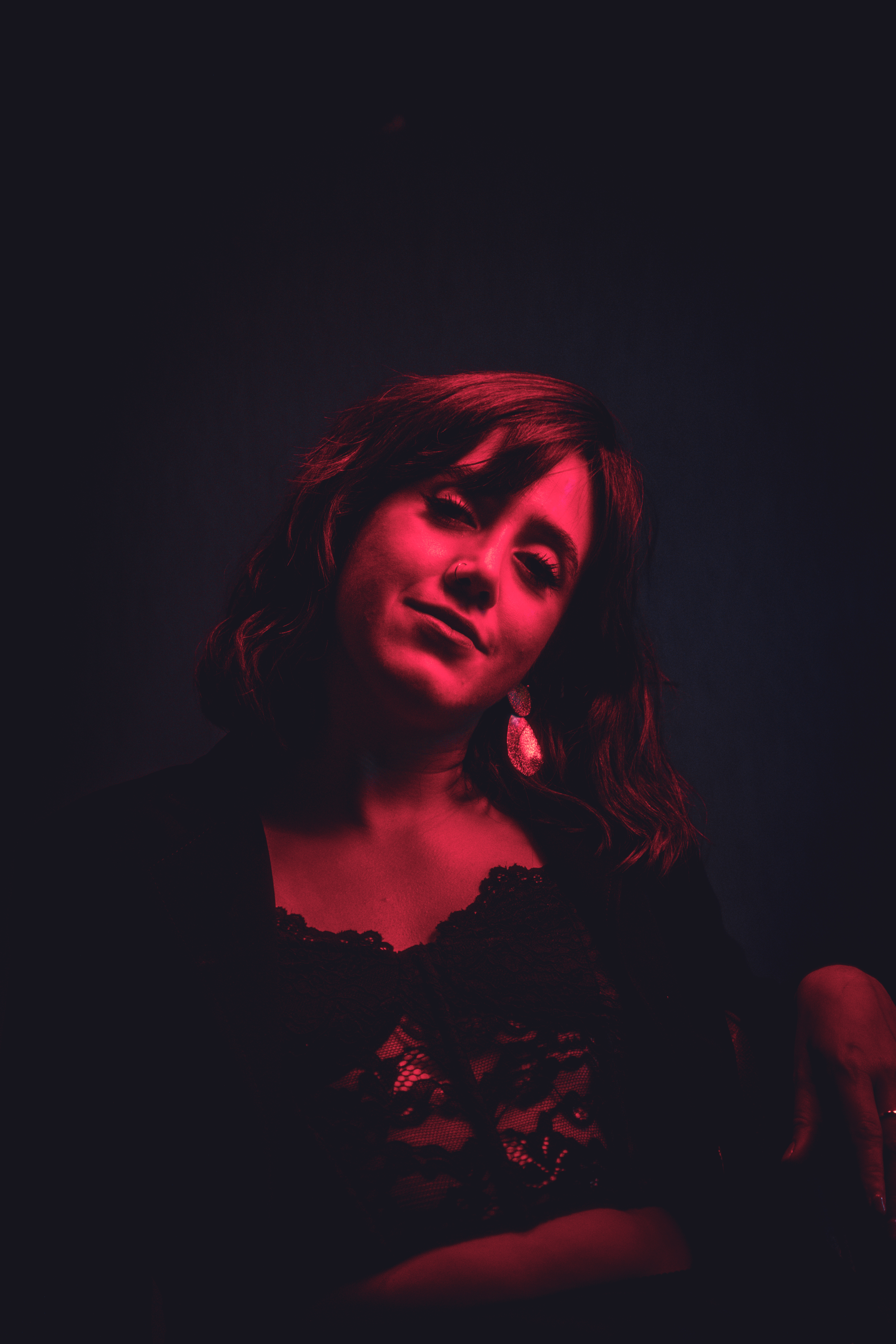 Lady in Red — sesión con Andrea Mojica