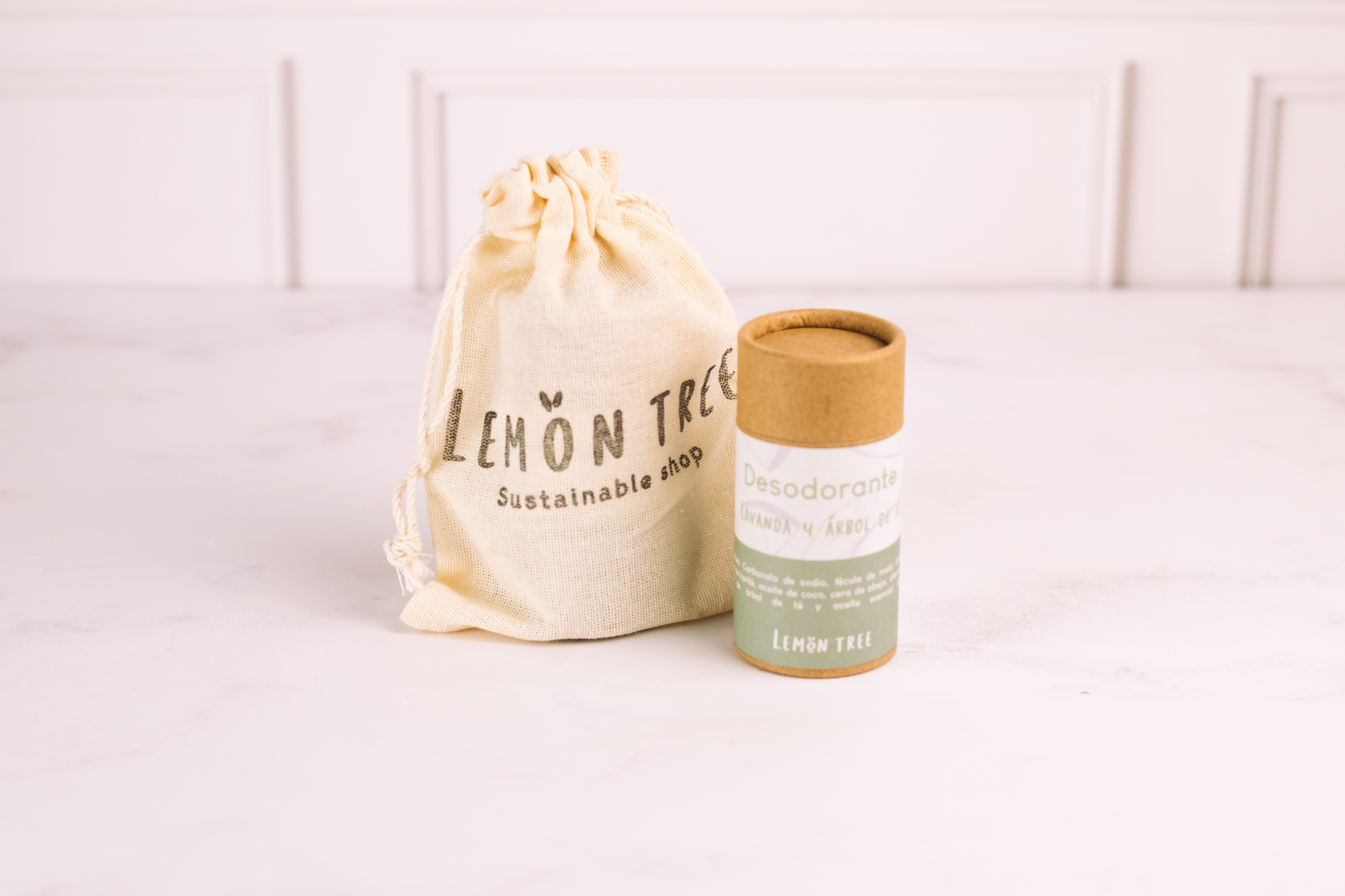 Lemon Tree — bolsa de tela y desodorante